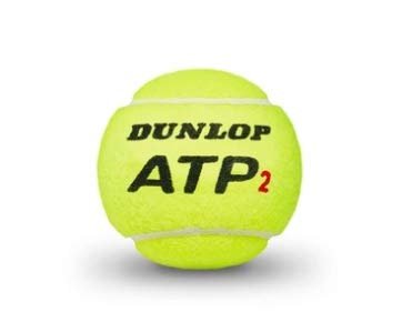 DUNLOP ATP Super Premium Regular Duty Tennis Balls - Best for Clay and Indoor Courts - 3 Ball Can (4 Cans)