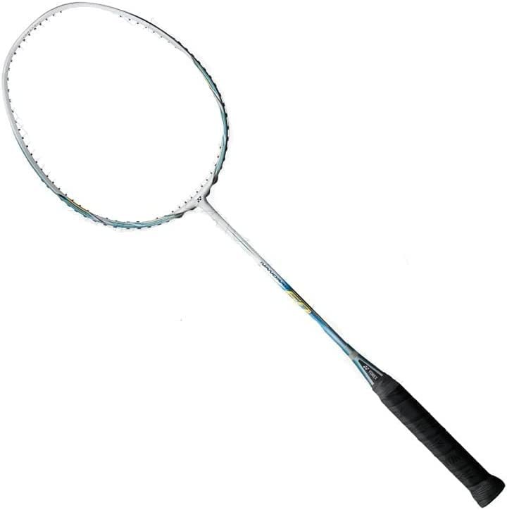 Yonex Nanoray 60 4U5 Badminton Racquet (White/Ocean Blue)