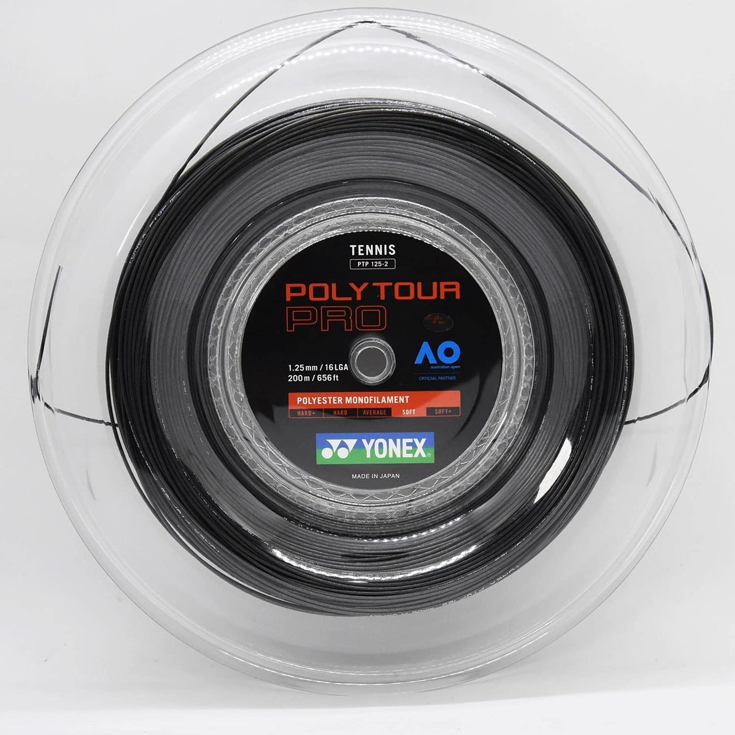 Yonex Poly Tour Pro 1.25/16L Tennis String Reel , Graphite