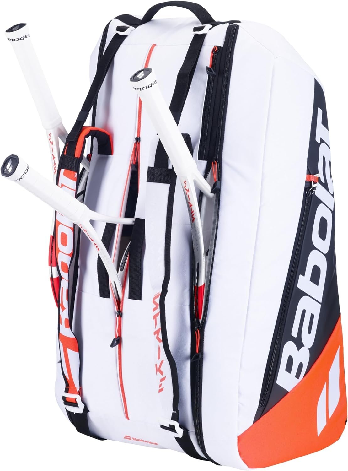 Babolat Pure Strike 4th Gen Racquet Holder x12 Tennis Bag - White/Red