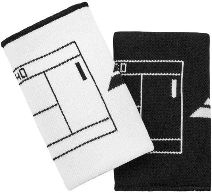 thumbnail image 2 of Babolat Terry Jumbo Wristbands - Black/White Sports Sweat Bands Pack Of 2 2 of 12