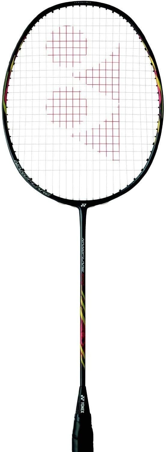 YONEX NanoFlare 800 Badminton Racket (Matte Black) (4UG5) (Choice of String & Tension) (BG 66, Tension - 25)
