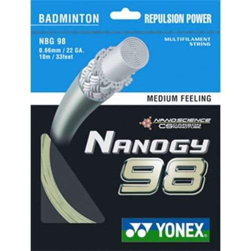 Yonex Nanogy BG 98 Badminton String - Cosmic Gold