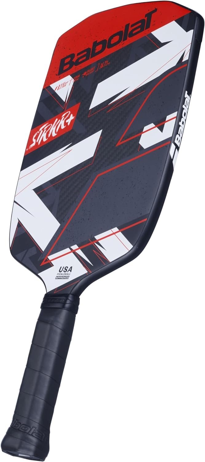 Babolat STRKR + Pickleball Paddle - Black/Red