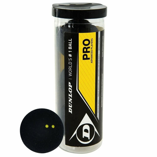 Dunlop Sports Pro XX Squash 3 Ball Tube (Original Version Pack of 2)