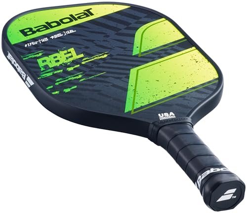 Babolat RBEL Pickleball Paddle - Black/Green/Yellow