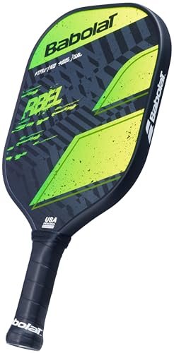 Babolat RBEL Pickleball Paddle - Black/Green/Yellow