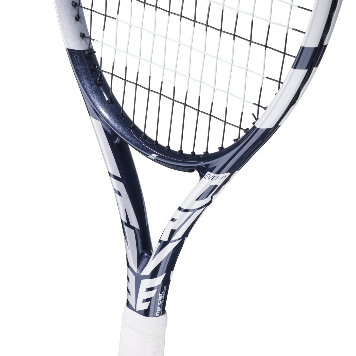 Babolat Evo Drive 115 Wimbledon Strung Tennis Racquet (Grey/White) (4 1/4" Grip)