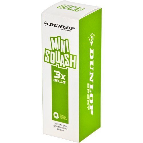 Dunlop Mini Squash Balls - Green