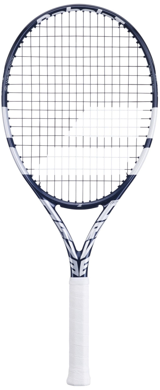 Babolat Evo Drive 115 Wimbledon Strung Tennis Racquet (Grey/White) (4 1/4" Grip)