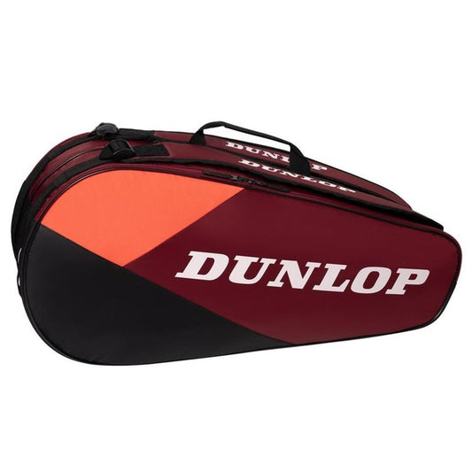 Dunlop 2024 CX Club 6 Racquet Bag - Black/Red