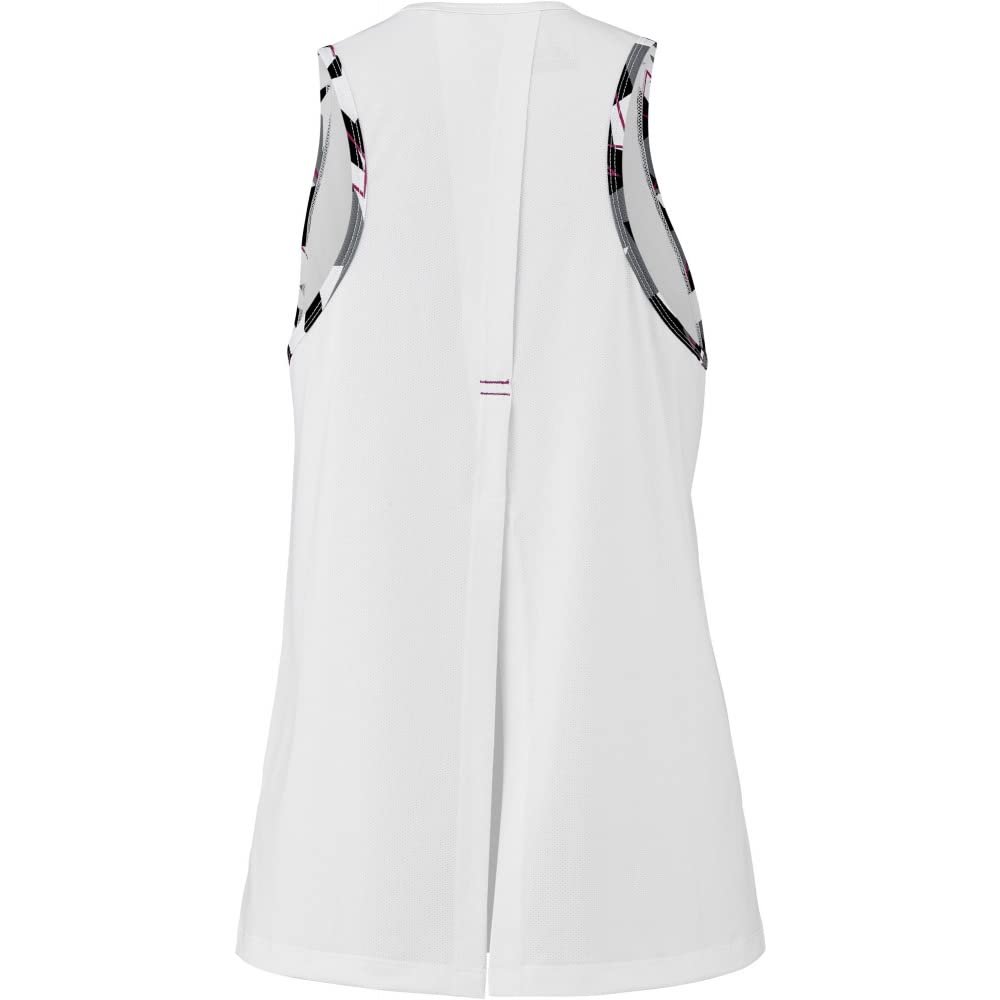 Babolat Women's Aero Tennis Training Tank Top - White/White (Medium)