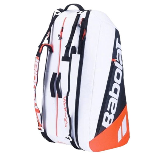 Babolat Pure Strike 4th Gen Racquet Holder x12 Tennis Bag  - White/Red