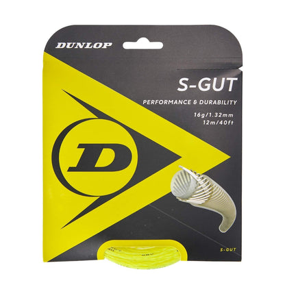 Dunlop Sports S-Gut Synthetic Tennis String - Black