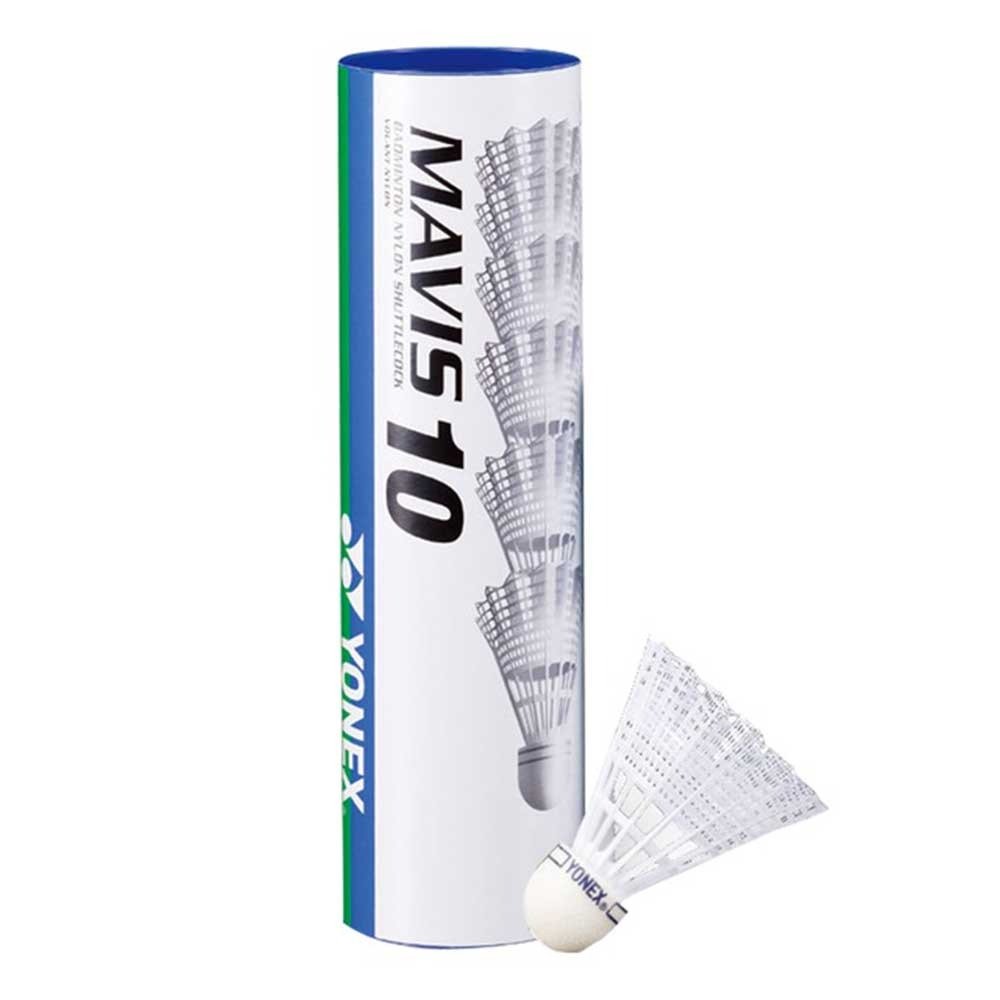 Yonex Mavis 10 Nylon Badmintion Shuttles - White