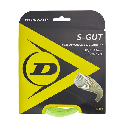 Dunlop Sports S-Gut Synthetic Tennis String - Black