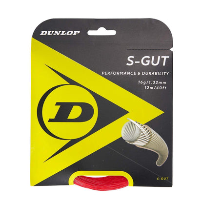 Dunlop Sports S-Gut Synthetic Tennis String - Black