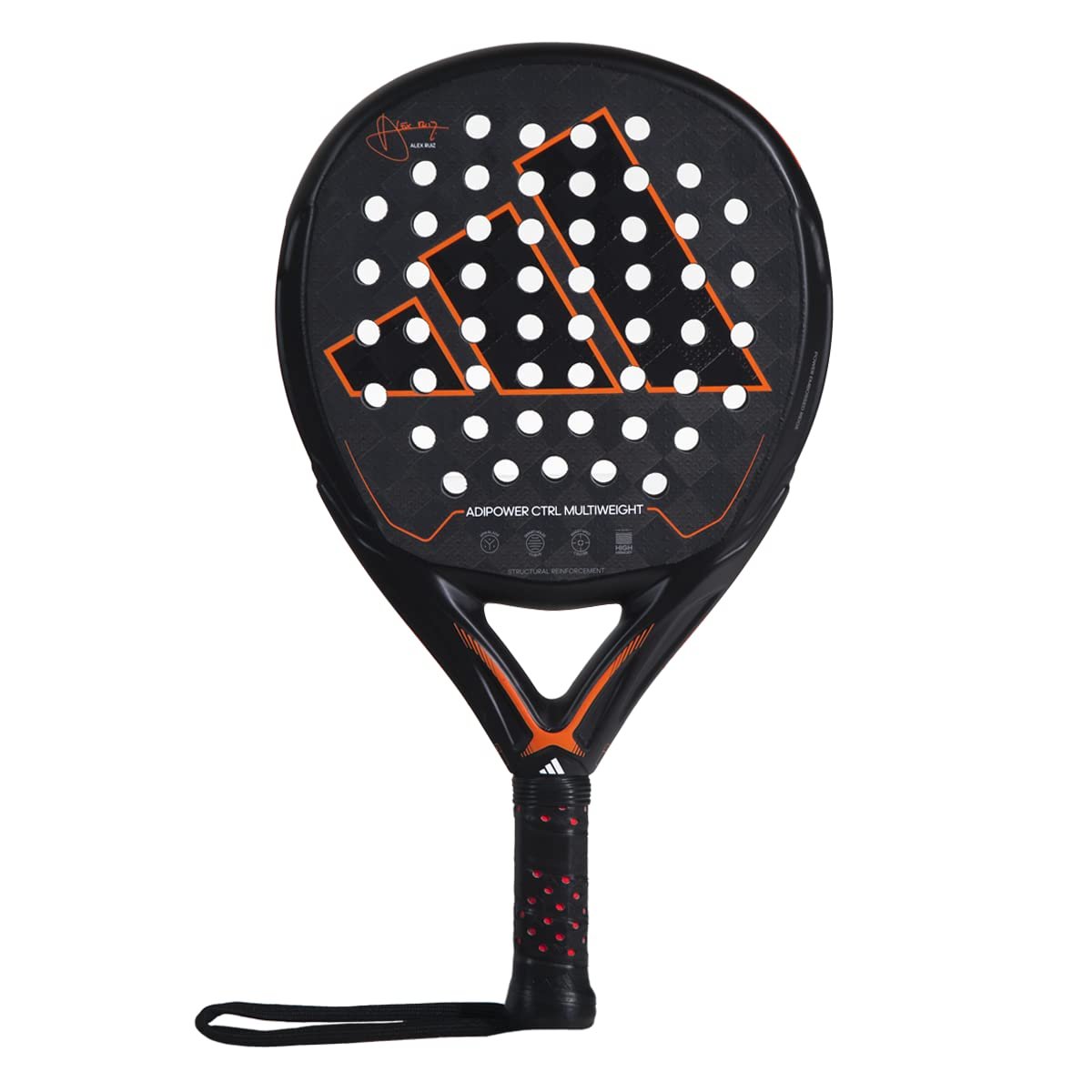 Adidas Adipower CTRL multiweight Padel Paddle - Black/Orange