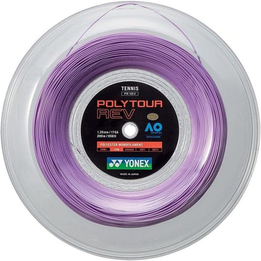 Yonex Polytour REV Tennis String Reel - Purple