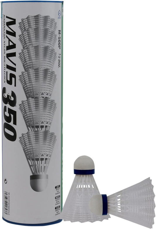 YONEX Mavis 350 White Medium Speed (1/2 dz Tube)