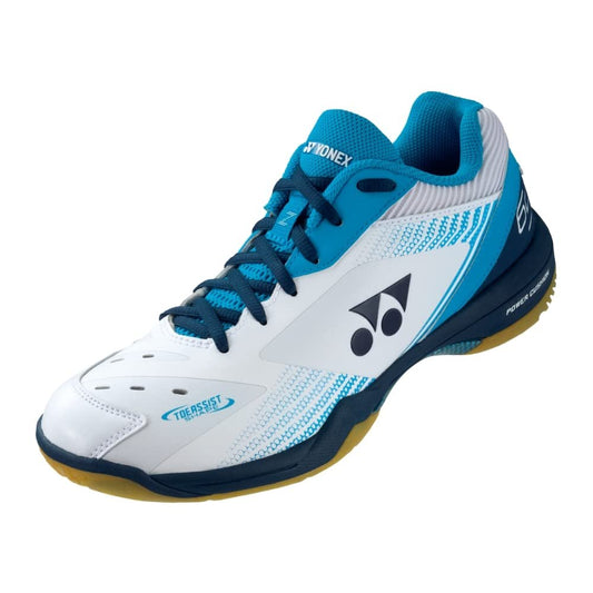 YONEX Power Cushion 65 Z3 Men's Badminton Indoor Court Shoe - White/Ocean Blue