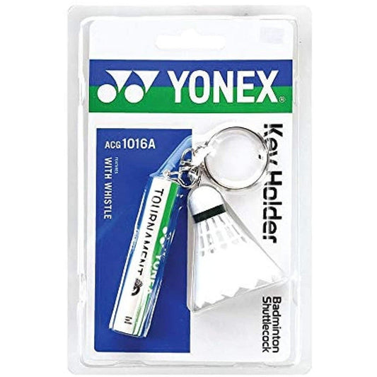 Yonex Key Chain Badminton Shuttlecock  Whistle -  White