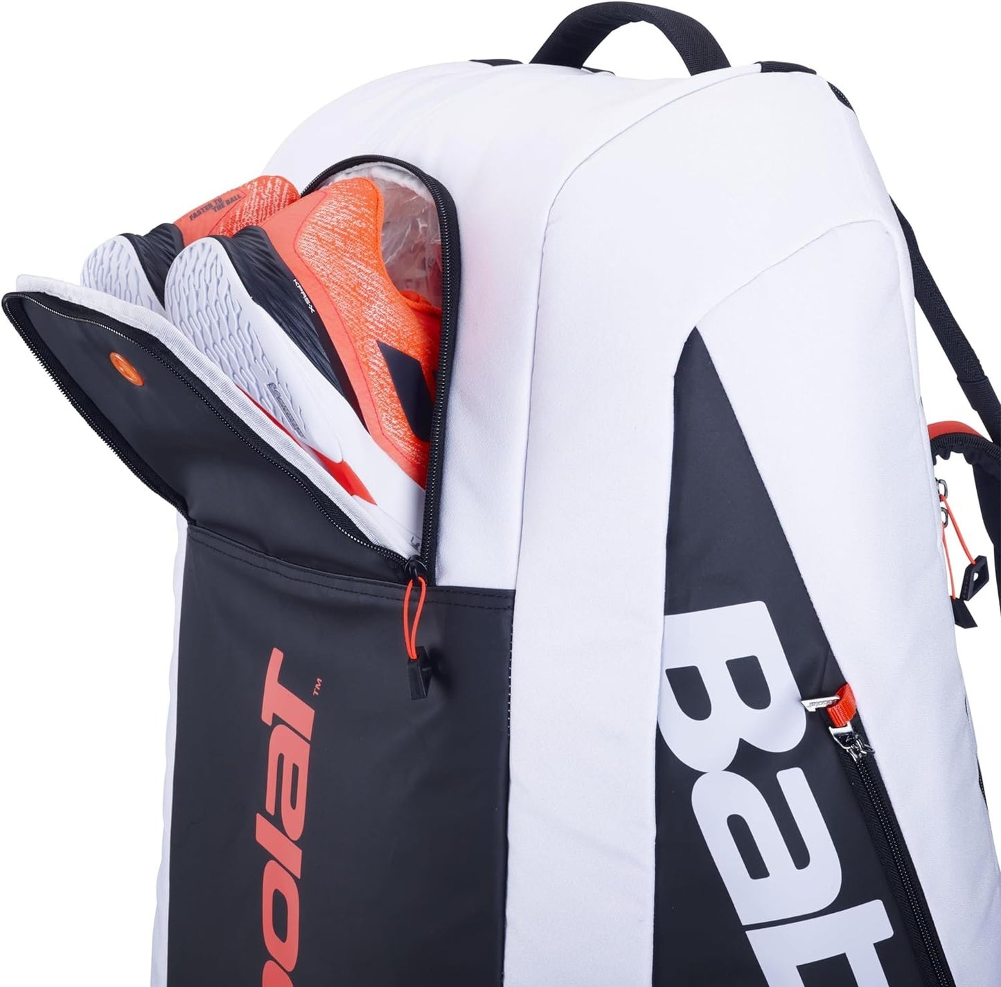 Babolat Pure Strike 4th Gen Racquet Holder x12 Tennis Bag  - White/Red