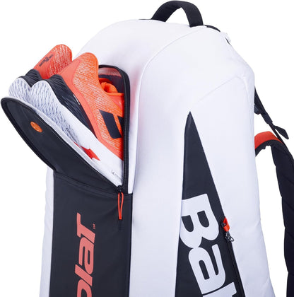 Babolat Pure Strike 4th Gen Racquet Holder x6 Tennis Bag - White/Red