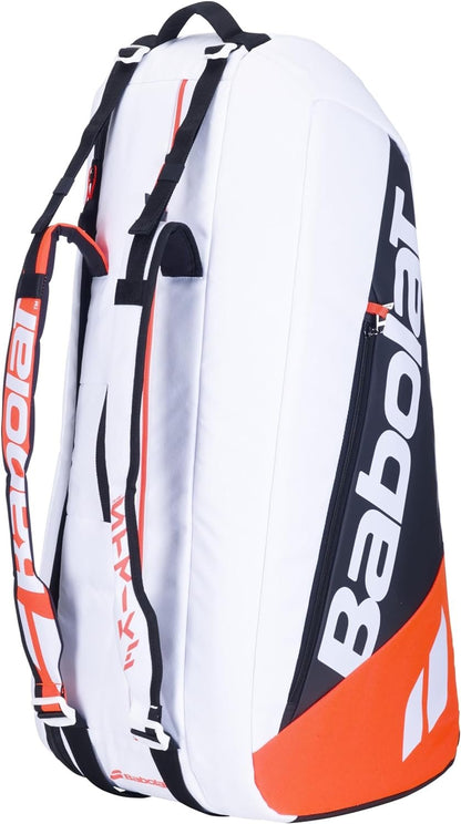 Babolat Pure Strike 4th Gen Racquet Holder x6 Tennis Bag - White/Red