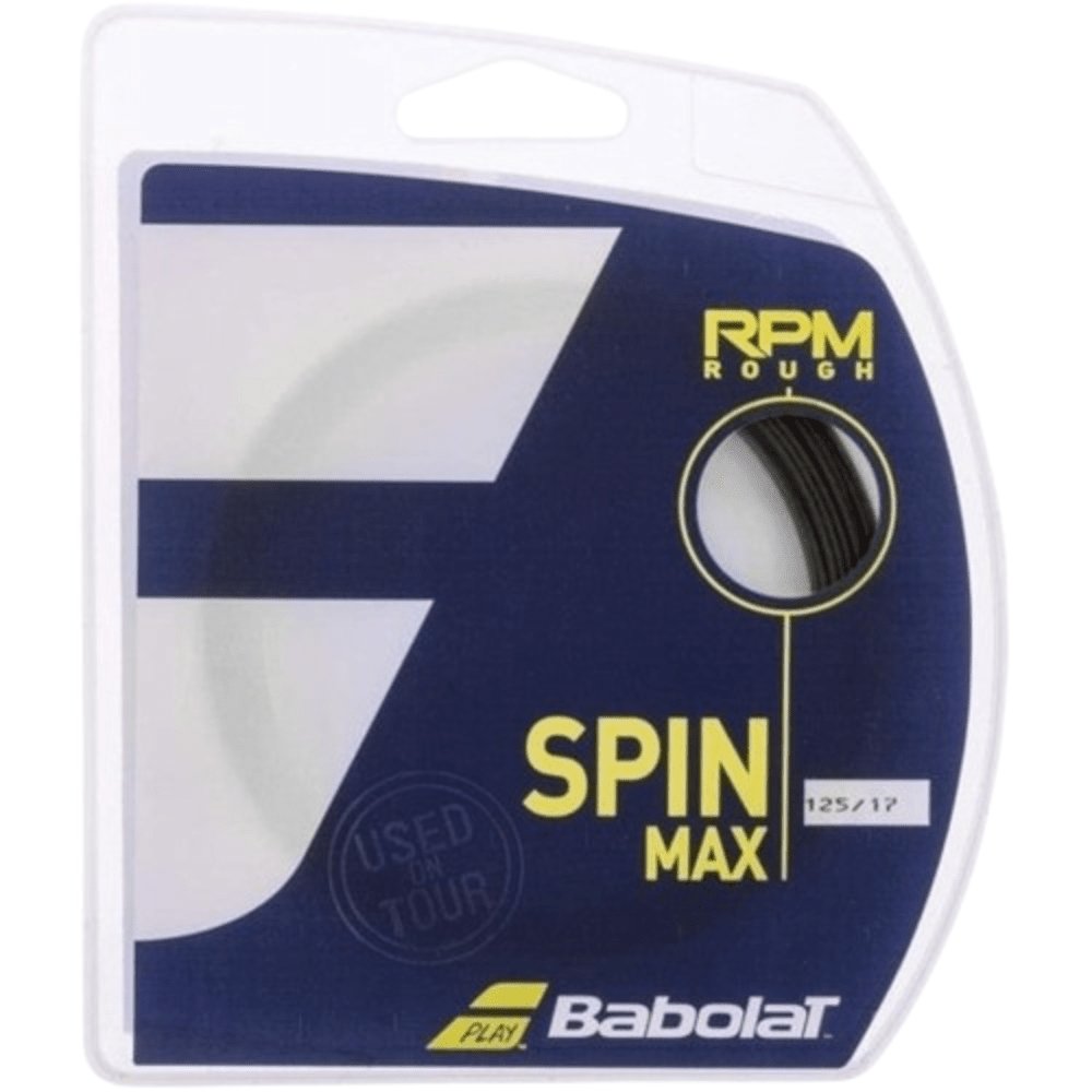 Babolat Unisex Adult's RPM Rough Saitenset 12m Schwarz Tennis String