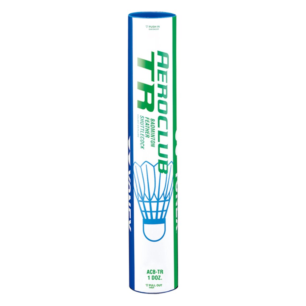 Yonex Aeroclub TR Badminton Shuttlecocks, 12 Shuttles
