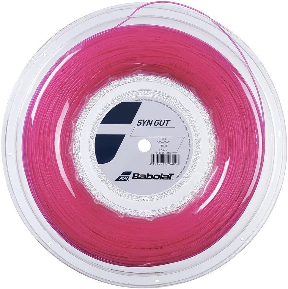 Babolat Synthetic Gut 16g Tennis  Reel - Pink