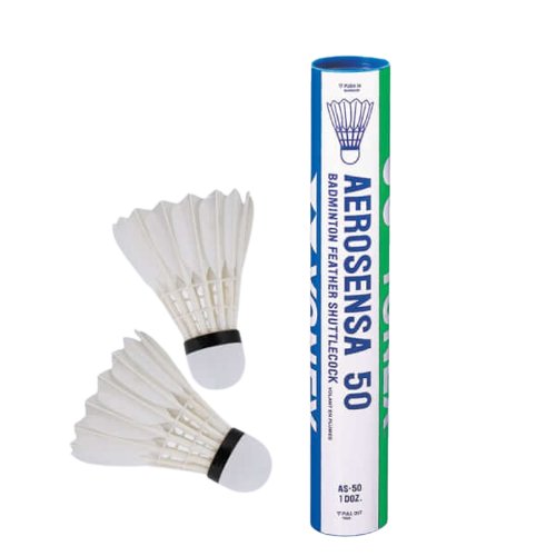 Yonex Aerosensa 40 Feather Badmintion Shuttlecocks  - White