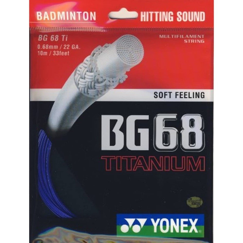 Yonex BG-68 Ti Badminton String - Blue