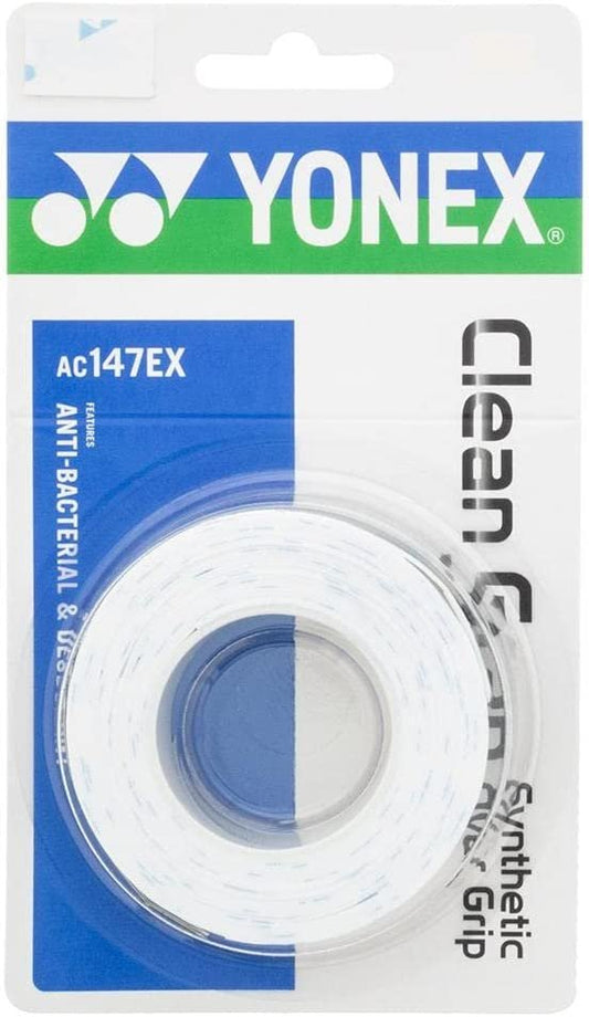 YONEX Clean GRAP Tennis/Badminton Racquet Overgrip 3-Pack
