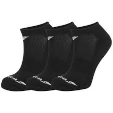 Babolat Invisible 3 Pairs Pack Women Tennis Socks - Black/Black