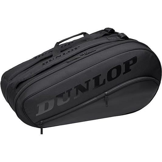 Dunlop Sports Team 3-Racket Thermo Tennis Racket Bag - Black/Black