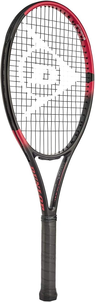 Dunlop Sports Team 285 Pre-Strung Tennis Racket, Black/red