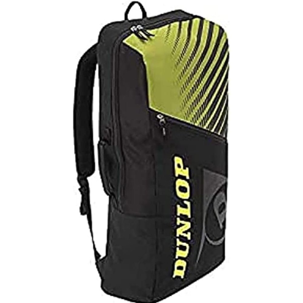 Dunlop SX Club 2 Racket Long Backpack Bag - Black/Yellow