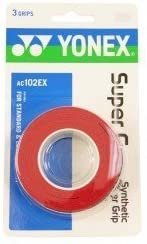2 Pack - Yonex Super Grap 3 Pack (Red) by Yonex