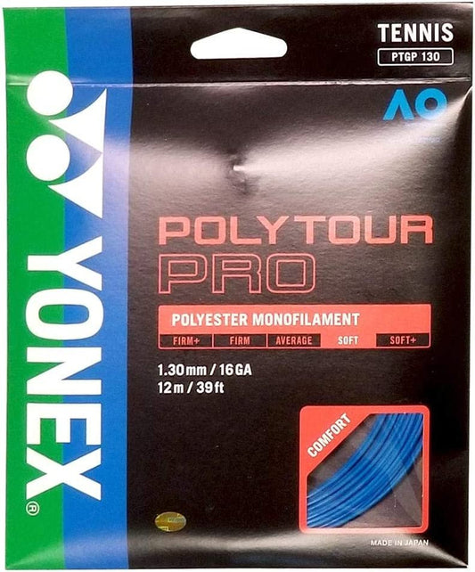 Yonex Poly Tour Pro Blue Tennis String - 18  Blue