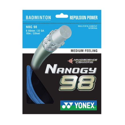 Yonex Nanogy 98 Medium Feeling Badminton String - Blue