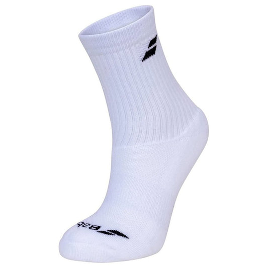 Babolat 3 Pairs Pack Socks - White