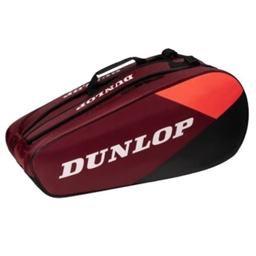 Dunlop 2024 CX Club 3 Racquet Bag -  Black/Red