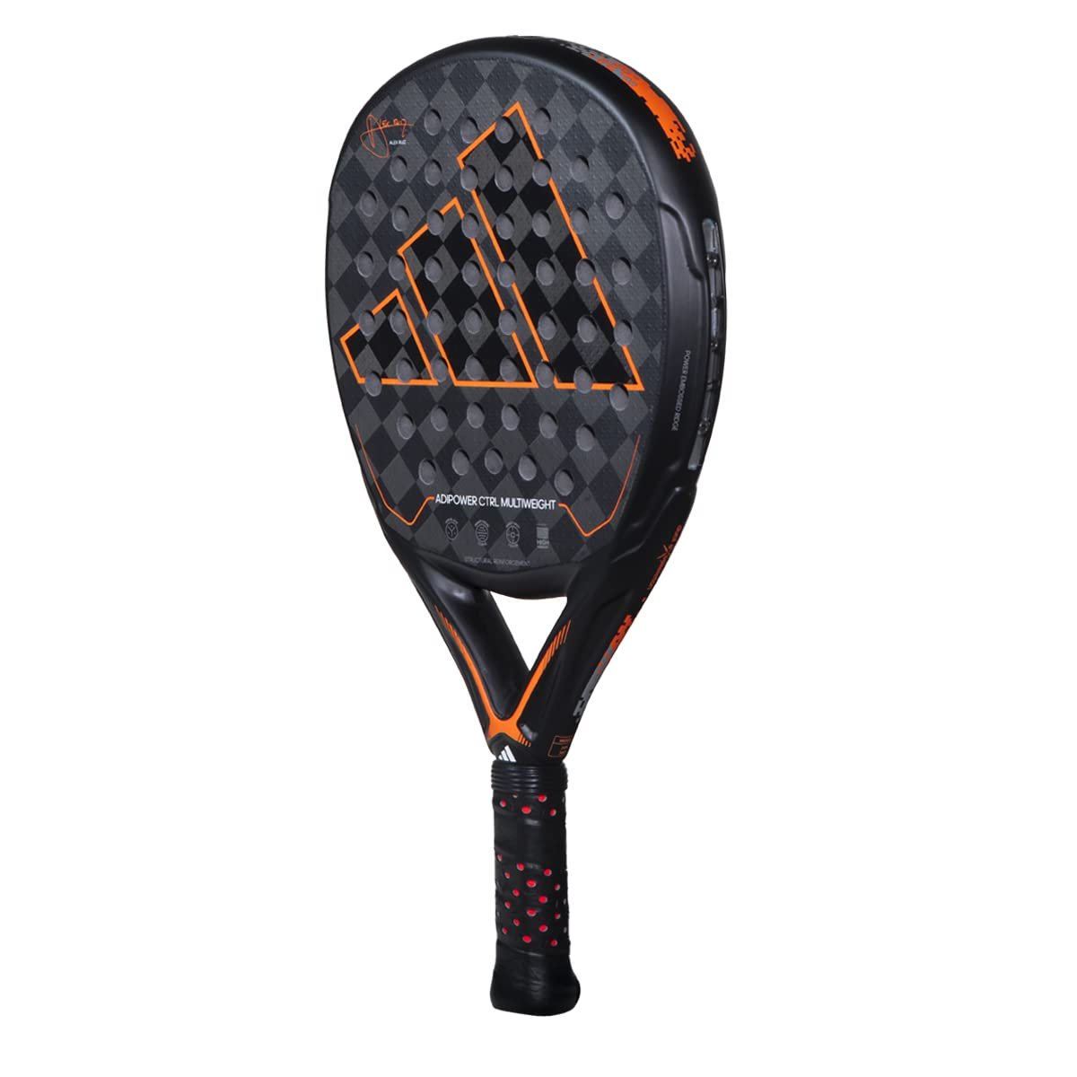 Adidas Adipower CTRL multiweight Padel Paddle - Black/Orange