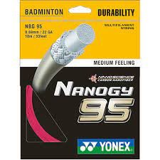 Yonex Nanogy 95 Badminton String (Rouge Pink)