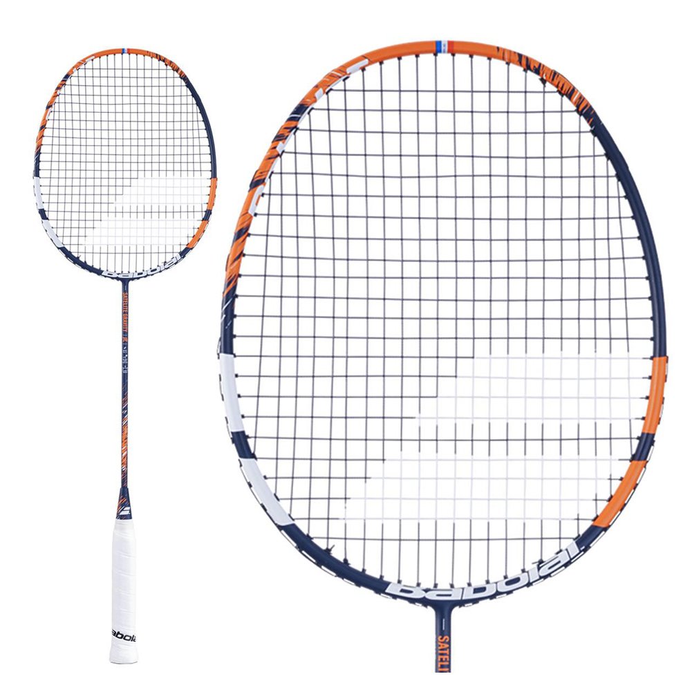 Babolat Satelite Gravity 74 Badminton Racquet  pre strung - Orange