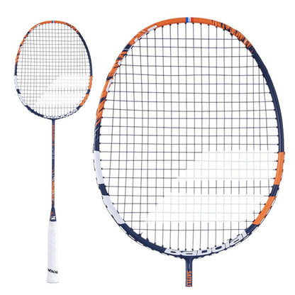 Babolat Satelite Gravity 74 Badminton Racquet  pre strung - Orange