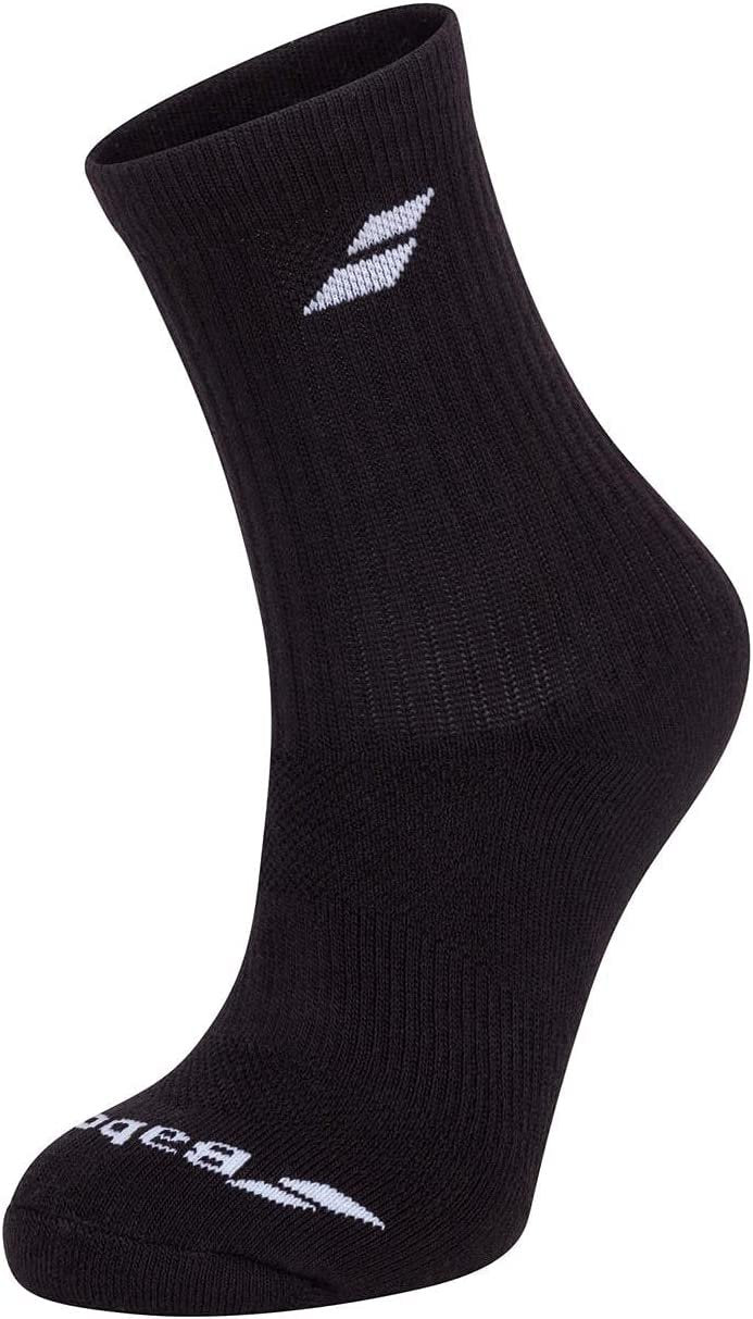 Babolat 3 Pairs Pack Socks (Black/Black)