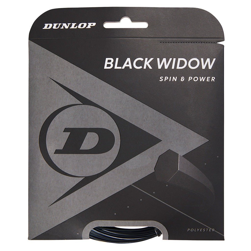 Dunlop Widow 17G Tennis String - Black